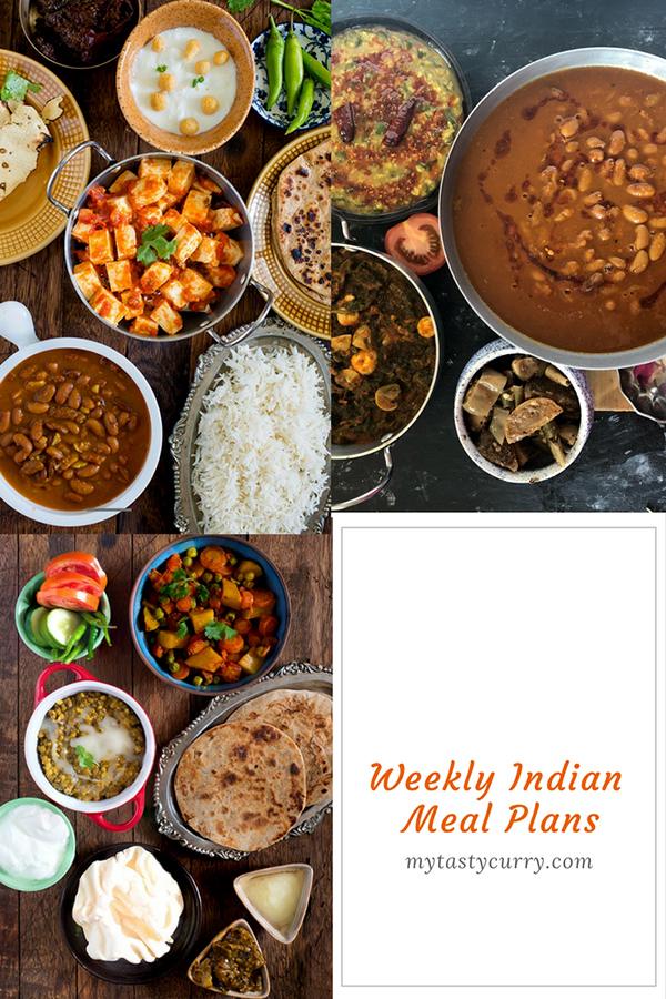 Weekly Indian Meal Plan - Week 7