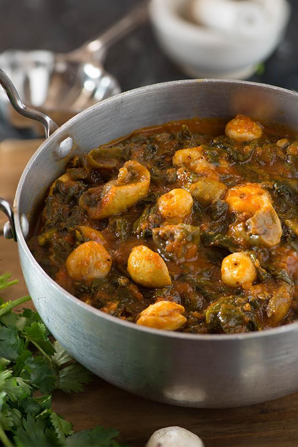 mushroom makhana curry recipe