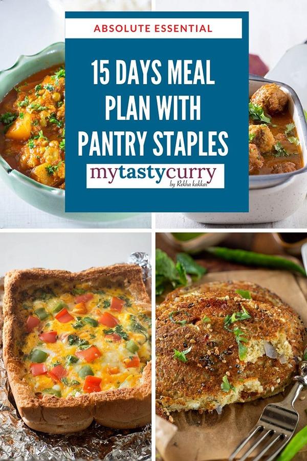 15 days meal plan corona virus