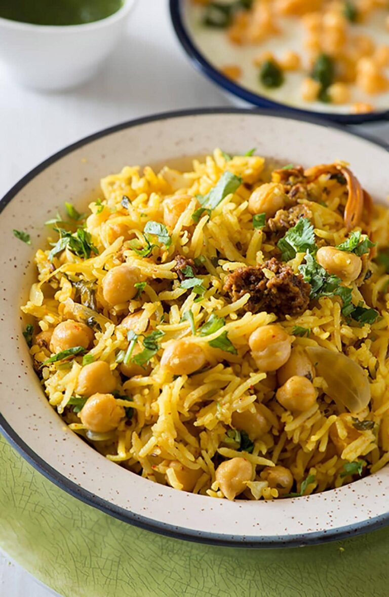 Chana Pulao | Chickpeas Rice