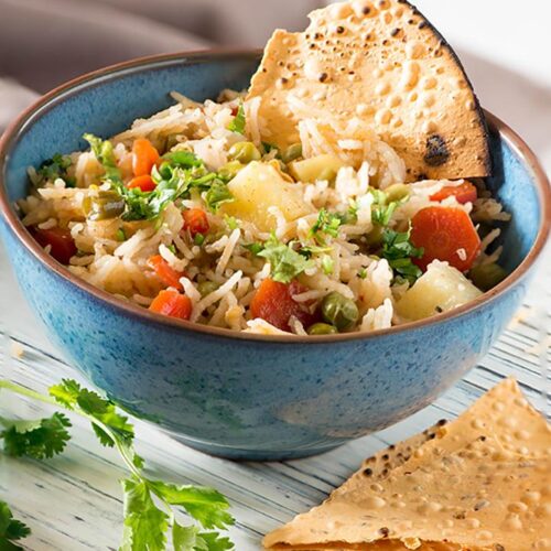 instant pot mix veg pulao