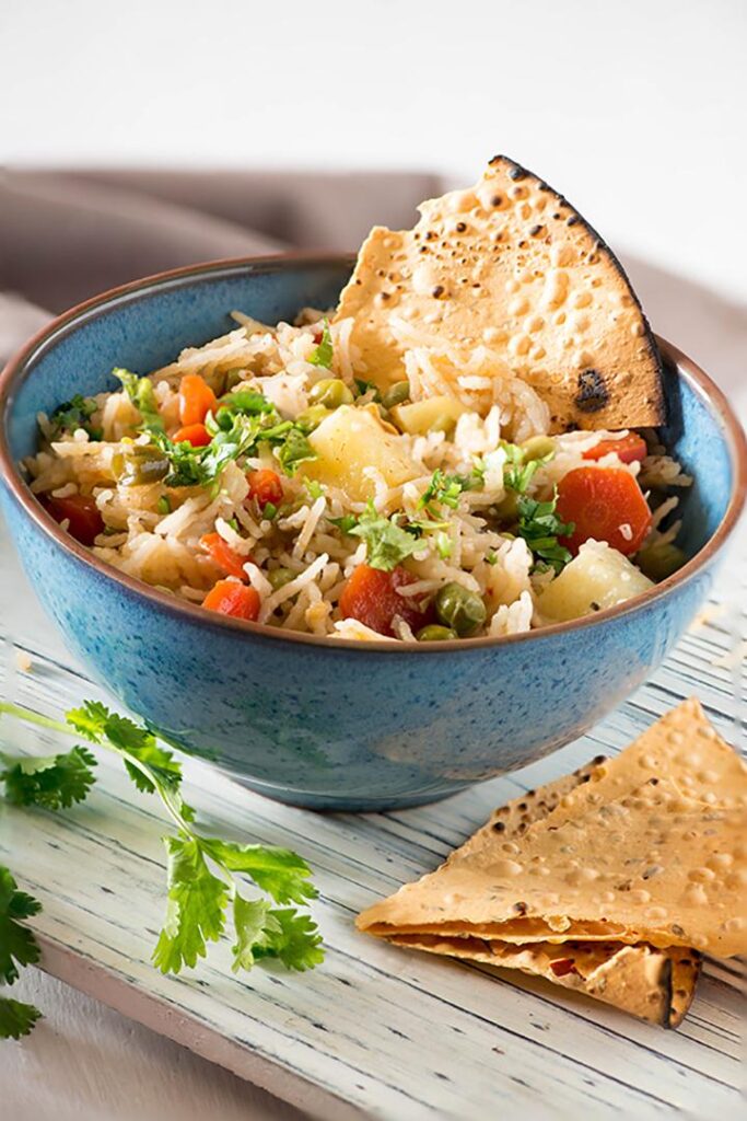 instant pot mix veg pulao