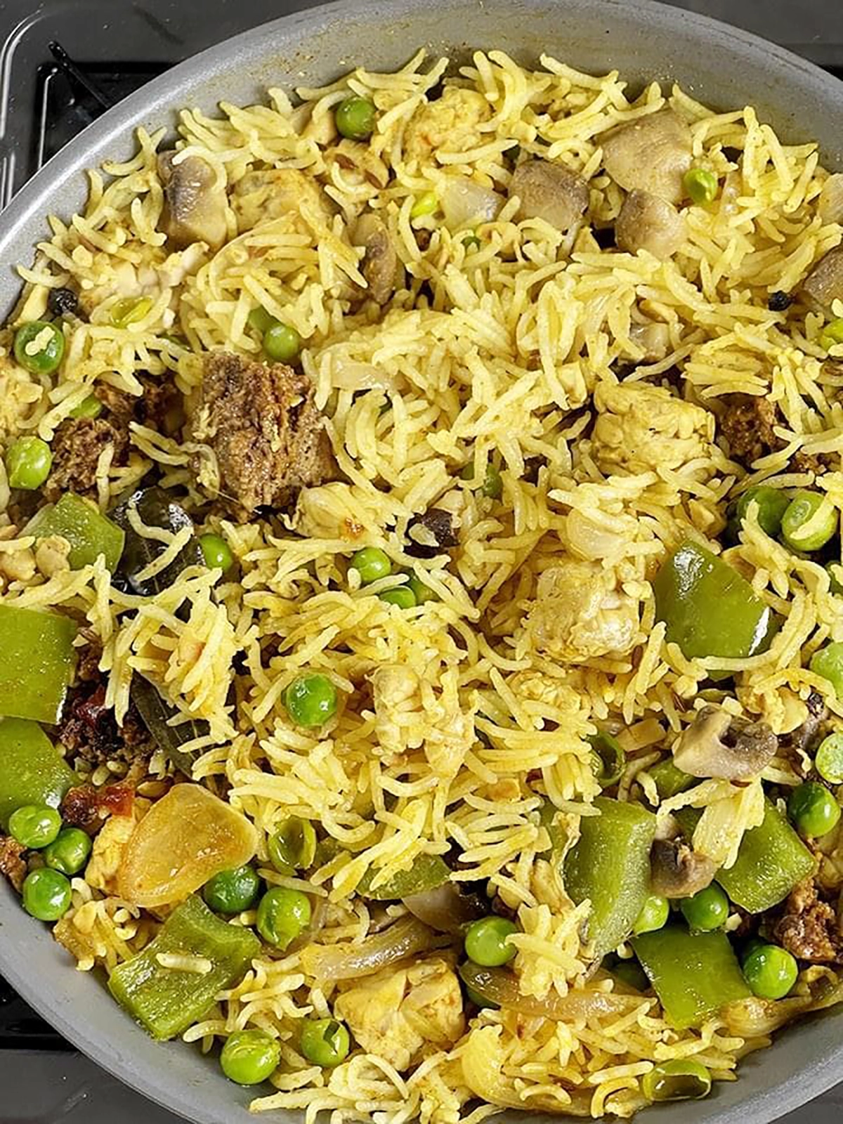 tempeh pulao, tasty tempeh recipe for high protein vegetarian meal