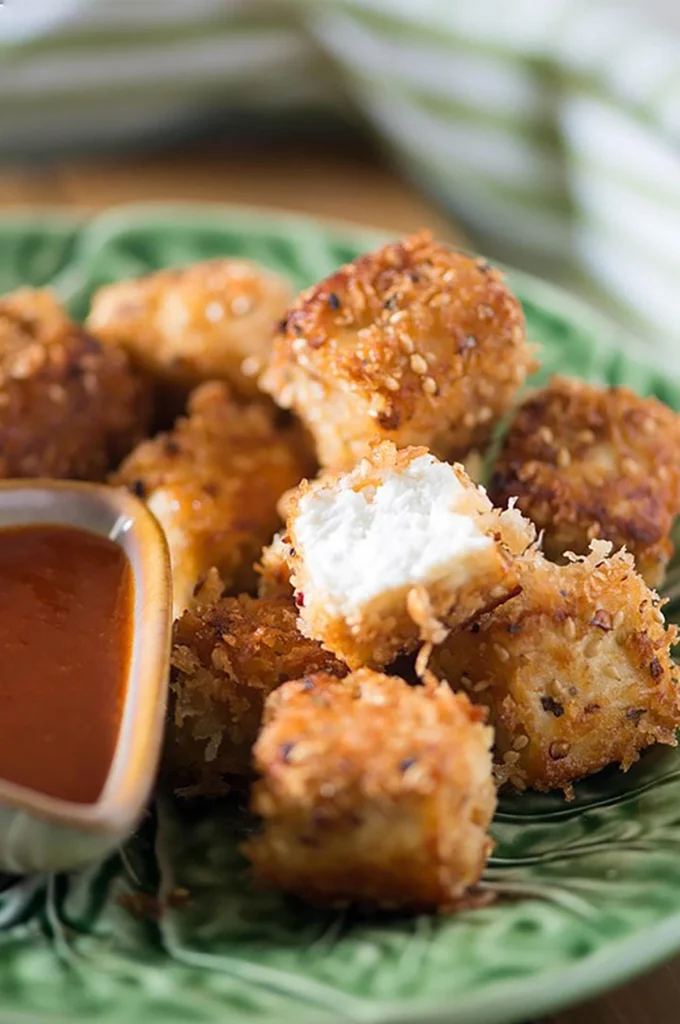 cottage cheese nuggets . Paneer nuggets