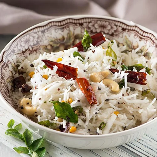 fluffy coconut rice